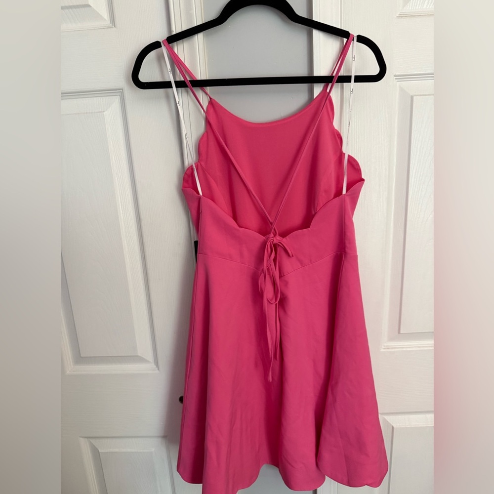 Lulu's Red Halter Sheath Cocktail Dress - Picture 5 of 6